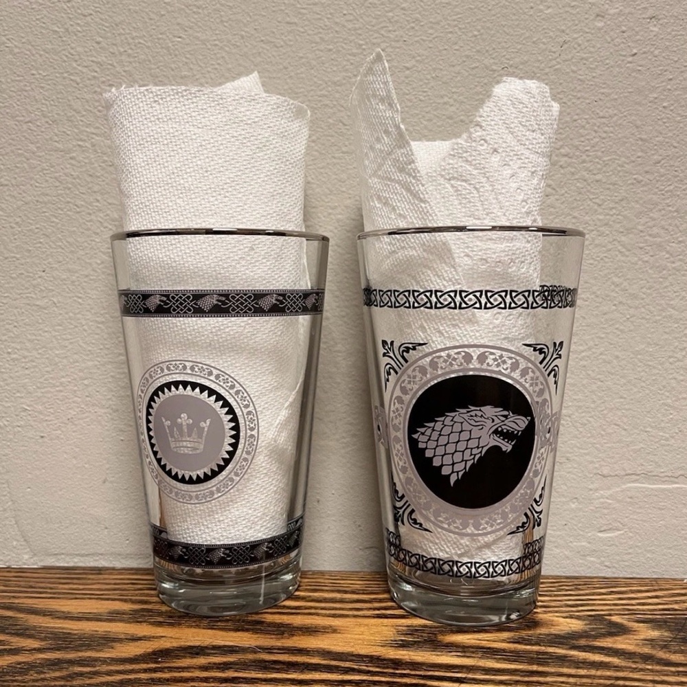 Game of Thrones Drinking glasses